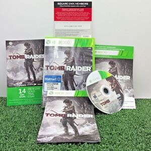 Tomb Raider Video Game for Microsoft Xbox 360 Walmart Exclusive with Manuals